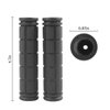 Bicycle Handlebar Grips, 4 Pairs, Non Slip Rubber Mountain Bike Handlebar BMX/MTB Bike Grips for Kids Girls Boys, Black