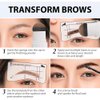 Eyebrow Stamp and Eyebrow Stencil Kit, Eyebrow Shaper for Women and Girls, Eyebrow Stamp Template for Perfect Eyebrows (03#)