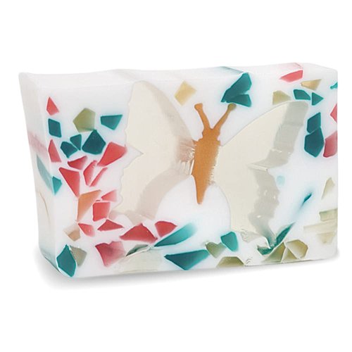 Primal Elements Glycerin Bar Soap | Helps All Skin Types, Sensitive, Oily & Dry Skin | NO PARABENS, VEGAN, GLUTEN FREE, 100% VEGETABLE BASE - (Butterfly)