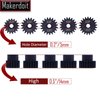 MakerDoIt 32P 5mm Pinion Gear Set 17T 18T 19T 20T 21T with Hex Key for RC