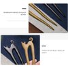 Mobestech Chinese Wood Hair Stick Cat Carved Hair Fork Stick Vintage Hair Styling Pins Hair Chopsticks Pins for Women Girls, Black
