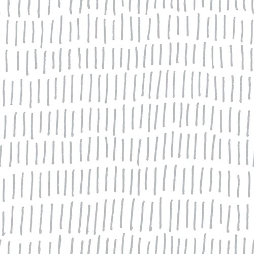 RoomMates RMK11364WP Gray and White Tick Mark Peel and Stick Wallpaper