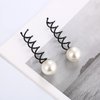 4 Pairs Pearl Spiral Hair Pin, Lovely Spiral Spin Screw Hair Pins, Spiral Spin Hair Clip Bun Stick for Women Bun Hair Style DIY Bobby Pins Twist Insert Hairpins