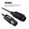 DUEYAGO WiiGamecube Controller Extension Cable for Wii Gamecube GCN - 2pack/6.6ft