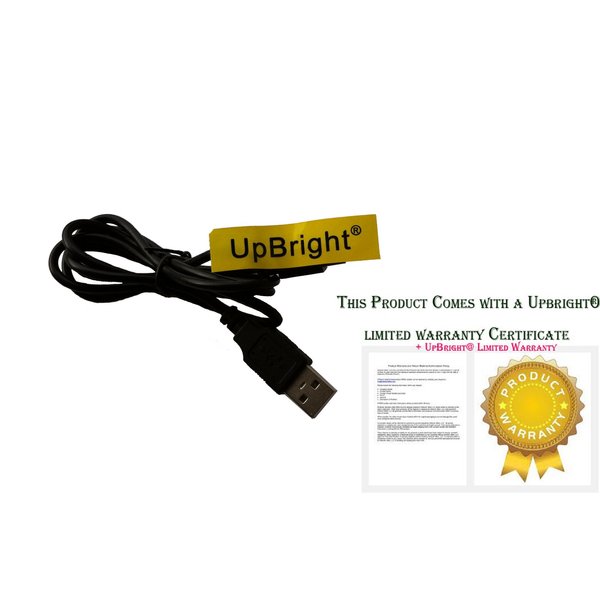 UpBright New USB Cable PC Laptop Data Sync Cord Replacement for Uniden Home Patrol 1 I HomePatrol one Self Programming Digital Scanner Home Patrol-1; McElroy DataLogger 4 DL13601 Ultra-Clear Tablet