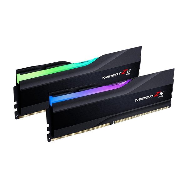 G.SKILL Trident Z5 RGB Series (Intel XMP 3.0) DDR5 RAM 32GB (2x16GB) 6000MT/s CL36-36-36-96 1.35V Desktop Computer Memory UDIMM - Matte Black (F5-6000J3636F16GA2-TZ5RK)