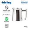 Frieling USA 18/10 Stainless Steel Creamer and Sugar Bowl Set…