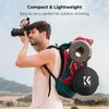 K&F Concept 5-in-1 Light Reflector 22" (56cm) Photography Diffuser Collapsible Portable for Studio and Outdoor Lighting Gold Silver White Black Translucent