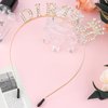 SuPoo 30th Birthday Decorations for Women Dirty 30 Birthday Crown Gold Diamond Birthday Headband 30th Birthday Gifts for Her Thirty Party Decorations Happy Birthday Girl Tiara Hair Accessories