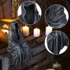 MYSTIC MANUSCRIPT Resin Tabletop Gothic Decor Sitting Statue, Resin Statue Gothic Decor, Fits on a Solid Desktop with a Cool and Mysterious Look