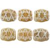 LOVEF Thick Hair clip combs hair accessories for girls bun hair - Bun Maker- Best hair accessories for Women -Easy Updo- Doesn't slide out of your hair - Holds long, short -Waterproof (pear hair