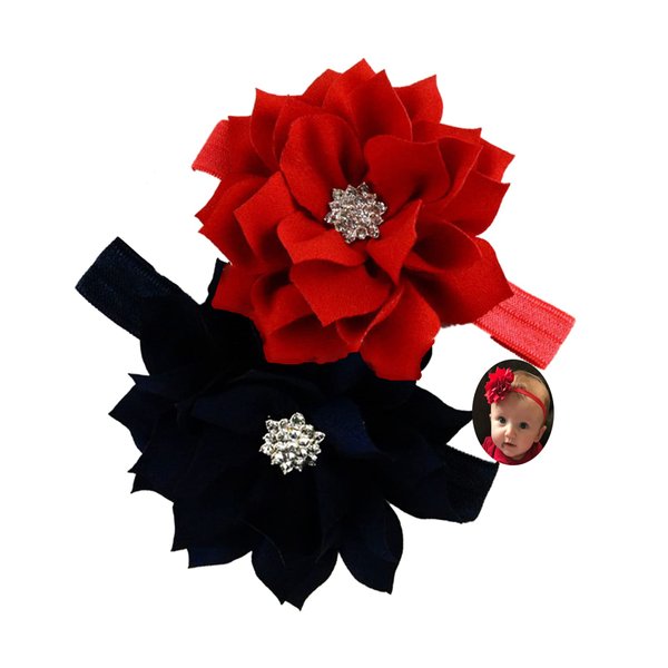 New Girl Baby Headbands (LK1) (Red +Black)