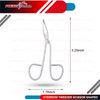 Precise Canada: Eyebrow Tweezer Stainless Steel Scissors Shaped Slant Tip Tweezer Clip