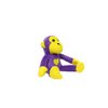MIGHTY- Safari Junior Purple Monkey - Squeaker-Multiple Layers. Made Durable, Strong & Tough. Interactive Play Dog Toy (Tug, Toss & Fetch). Machine Washable & Floats