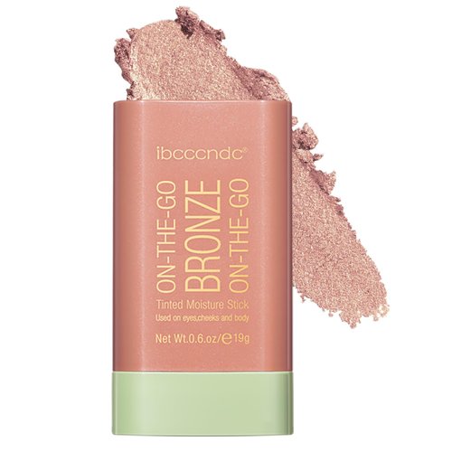 Paminify Cream Bronzer Stick,Contour Stick Facial Contouring Stick,Long Lasting Highlighter Waterproof Highlight Makeup,Buildable Shimmer Sparkle Face Bronzer Face Shaping,02 Soft Glow