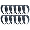 Dark Teal 2 Inch Wide Leather Like Headband Solid Hair band for Women and Girls - Set of 12