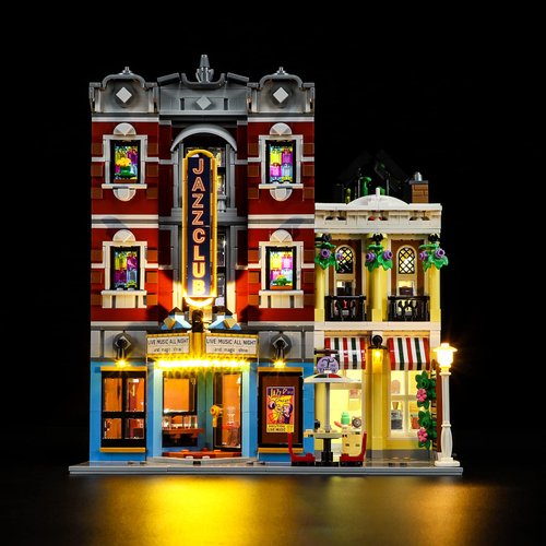 LIGHTAILING Light for Lego- 10312 Jazz-Club - Led Lighting Kit Compatible with Lego Building Blocks Model - NOT Included The Model Set