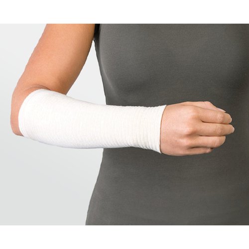 tg grip II Elasticated Tubular Compression Bandage, Seamless Tube Stockinette Wrap for Retention, Lymphedema, & Swelling, Natural, Size F
