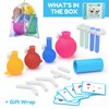 Aqualab Bath Toys for Kids Ages 4-8 - Science Themed Wall Suction Silicone Bath Toy – Includes Beaker, Flasks, and Test Tubes