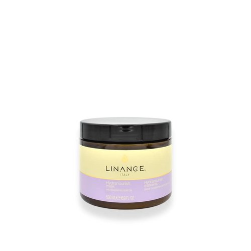 LINANGE Hydranourish Mask - Hydrating & Nourishing Milk, Keratin, and Olive Oil Hair Mask, 500ml / 16.9 oz.