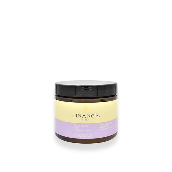 LINANGE Hydranourish Mask - Hydrating & Nourishing Milk, Keratin, and Olive Oil Hair Mask, 500ml / 16.9 oz.