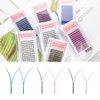 Light purple YY Eyelash Extension Lashes C Curl 0.07mm, 8-15mm Faux Mink Cluster Lash Extensions Soft Y Lashes Extensions Premade (8-15MM, 0.07-C,Light purple)
