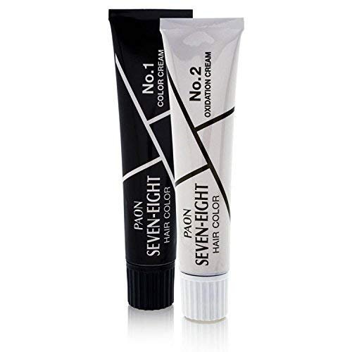 PAON SEVEN-EIGHT CREAMY TYPE HAIR COLOR SOFT BLACK # 7