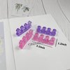 4 Pcs Toe Separators for Pedicure,Toe Separators for Women,Easy Finger and Toenail Polish Grooming,Soft Gel Toe Spacers Pedicure Kit,Pedicure Toe Separators for Separating Toenails or Nails
