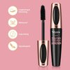 4D Silk Fiber Lash Mascara Waterproof, Luxuriously Longer, Thicker, Voluminous Eyelashes, Long-Lasting, Dramatic Extension, Smudge-proof, Hypoallergenic Formula