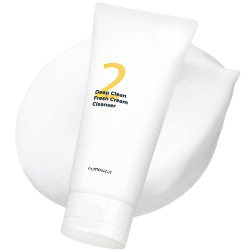 numbuzin No.2 Deep Clean Fresh Cream Cleanser | Foam Cleanser, Gentle Exfoliation, Deep Cleansing...