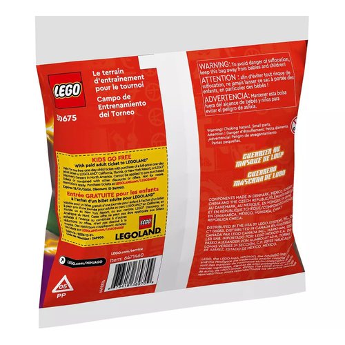 LEGO NINJAGO Tournament Training Ground Building Kit 30675 (49 Pieces)