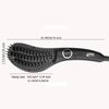Hair Straightener Brush, Ceramic Ionic Straightening Iron Comb Anti-Scald, Best Soft Round Touch Body, Perfect for Professional Salon at Home (M)
