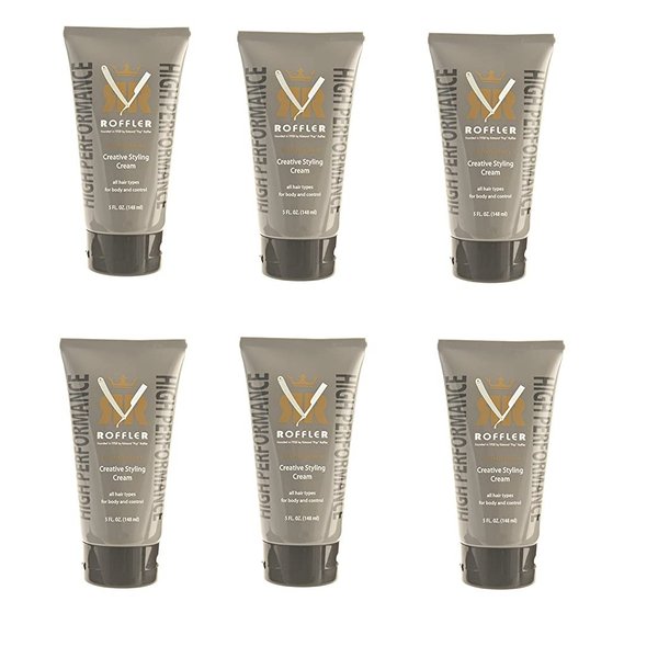 Roffler 6 Pc High Performance Creative Styling Cream, 5 Fl Oz. (148 Ml)