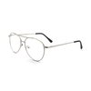 EYE ZOOM 3 Pack Aviator Style Metal Frame Reading Glasses with Spring Hinge, Multi-color, 1.50 Strength