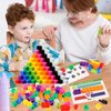 Sonwyoung 119 Pcs Manipulative Cubes with Activity Cards Linking Cubes Activity Set Math Cubes with Storage Container Connecting Blocks Cubes Set Educational Toy for Age 4-8 Preschool