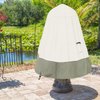 Bitubi Fountain Cover（36"x42"） 600D Oxford Cloth Garden Fountain Statue Protective Cover with Drawstring Waterproof Windproof Fountain Protector