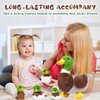 7 Pcs Duck Stuffed Animals Plush Toy, Mommy Stuffed Mallard Duck Plush with 4 Baby Stuffed Ducklings and Eggs in Zippered Belly, Duck Plushie Gifts for Girls Boys Birthday Surprise Farm Party Decors
