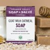 Chagrin Valley Soap & Salve Organic Natural Soap Bar - Goat Milk Honey Oatmeal