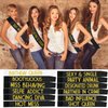 12 Pack Birthday Queen Sashes for Women, Birthday Squad Sash Set, Funny Birthday Gifts Sashes for Women or Girl Birthday Party Supplies Favors Decorations ( Black + White + Gold Glitter Letters )