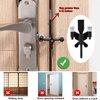 Newlaking Upgraded Adjustable Portable Door Lock, Hotel Door Locks for Travelers, Additional Safety and Privacy Door Lock Security for Travel, Home, Hotel, Apartment, Dormitories