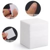 2600 Pcs Lint Free Nail Wipes for Gel Nail Disposable Nail Polish Remover Wipes Cotton Pads White, 8 Pack