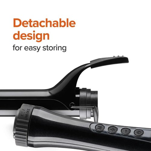 Paul Mitchell Pro Tools Express Ion Clipped 1.25" Detachable Curling Iron, Travel-Friendly, for Polished, Perfect Curls