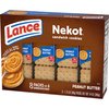 Lance Sandwich Cookies, Nekot Peanut Butter, 8 Individually Wrapped Packs, 6 Sandwiches Each