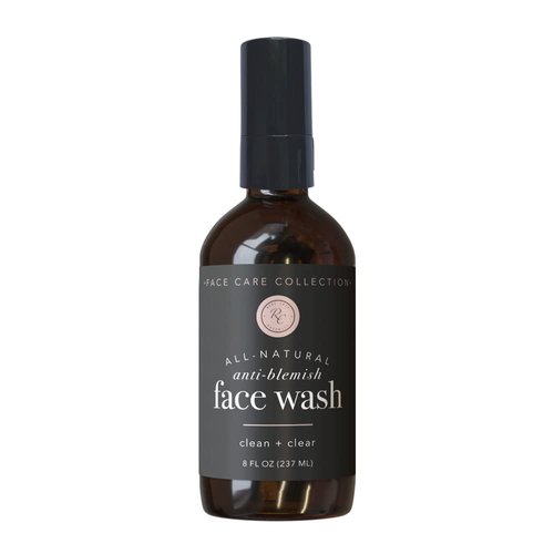 Rowe Casa Organics Anti-Blemish Gentle Face Wash, All-Natural Cleansing Face Wash for All Skin Types, Helps Mostriuze and Refresh Skin while Combating Breakouts, 8 FL OZ