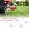 Throttle Return Spring Kit Carburetor Spring Classification Governor Connecting Rod Speed Control Spring Adjusting Lever Spring Compatible with 168F/ GX160/ GX200/ 170F/ GX210 Honda Clone (18 Pieces)