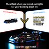 Kyglaring LED Lighting Kit for Lego TPorsche GT4 e-Performance Race Car Model Set, Compatible with Lego 42176,Lego Sets Not Included(Classic Version)