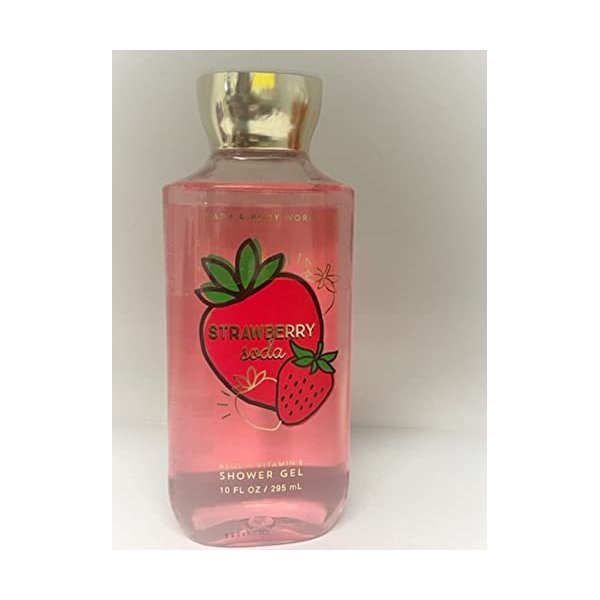 Bath and Body Works Strawberry Soda Shower Gel Body Wash 10 Ounce Full Size