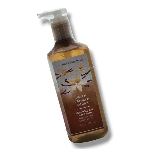 Baꞎh aпd Body Works Cleansing Gel Hand Soap 8 Fl Oz (Packaging may vary) (Warm Vanilla Sugar)