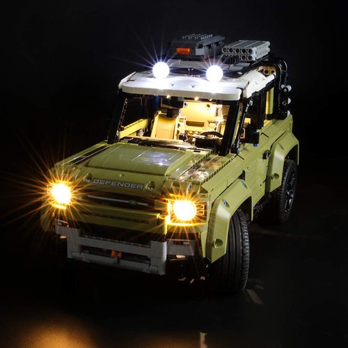BRIKSMAX Led Lighting Kit for Land Rover Defender - Compatible with Lego 42110 Building Blocks Model- Not Include The Lego Set