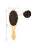 Ecowood - Bamboo Hair Brush with Natural Soft Bristles and Rounded Tip – Elevate Your Hair Care Routine!